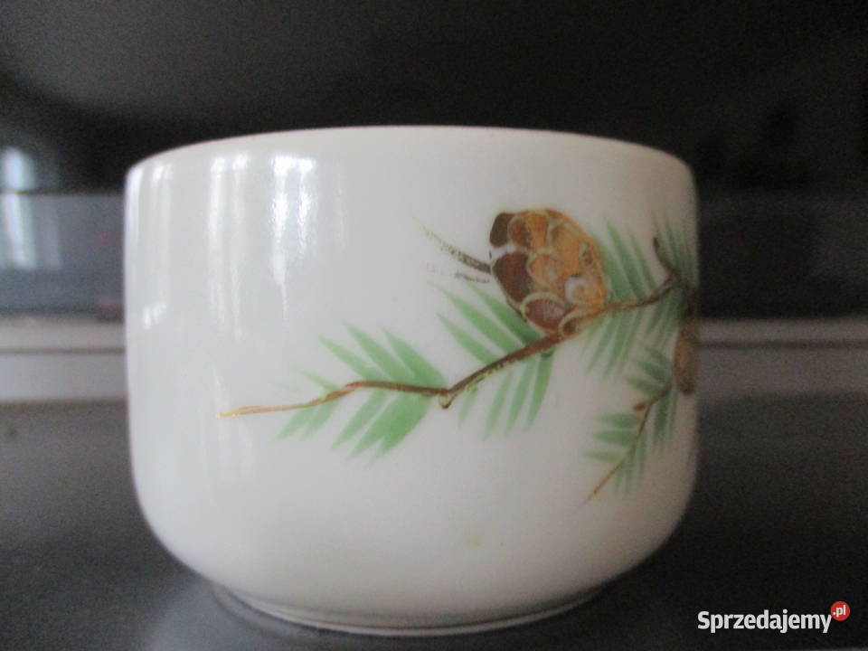 Świąteczna FILIŻANKA Stary Śląsk Porcelana i szkło Antyki, Sztuka, Kolekcje Nieporęt