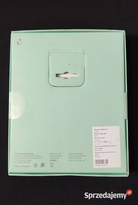 MUMINKI sztućce dzieci Rodzina zestaw 4 el Jasień