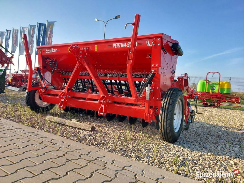 Siewnik zbożowy OZDOKEN dwutalerzowy z kółkami Siewniki i sadzarki łódzkie Bełchatów sprzedam