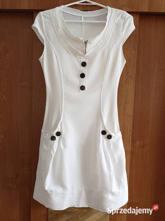 Biała sukienka na lato r3638