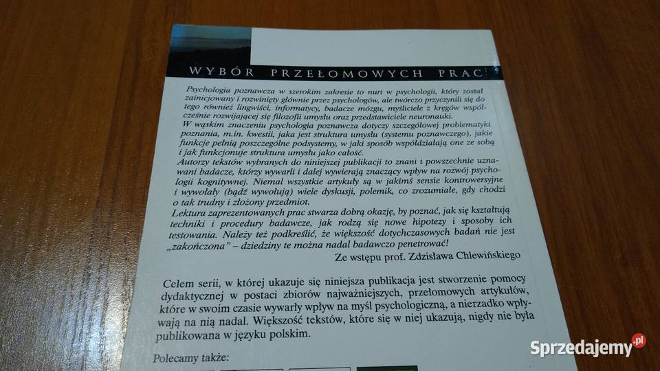 Psychologia poznawcza w trzech ostatnich Gdańsk