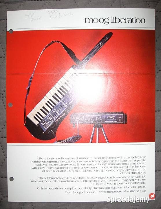 Moog the source opus 3 memorymoog liberation Kępice