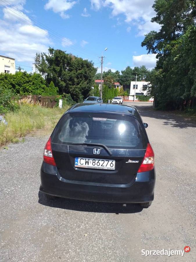 Honda Jazz 14 benzyna 2008 r Hatchback kujawsko-pomorskie