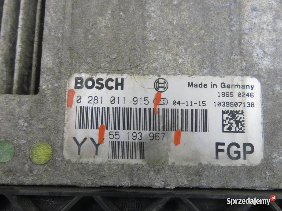 STEROWNIK OPEL VECTRA C Z02 19 CDTI Z 19 DTH