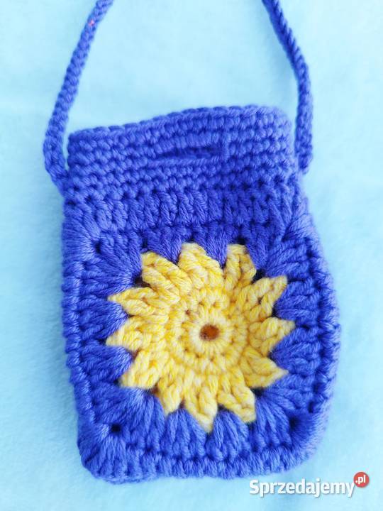 Etui na słuchawki crochet ręcznie robiony