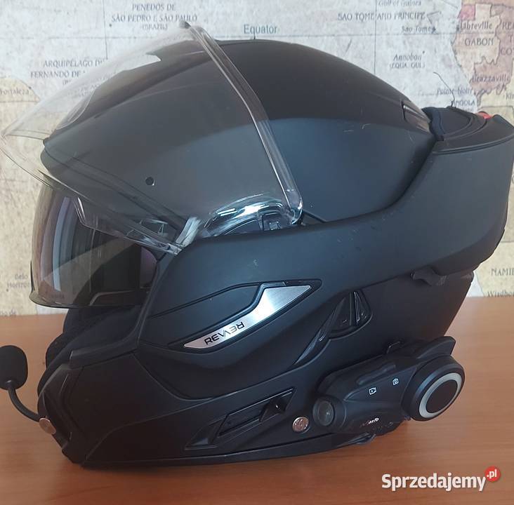 Kask motocyklowy męski Airoh czarny mat Staszów sprzedam