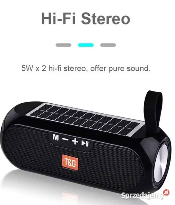 Głośnik solarny BT z radiem FM świetny wielkopolskie Krotoszyn sprzedam