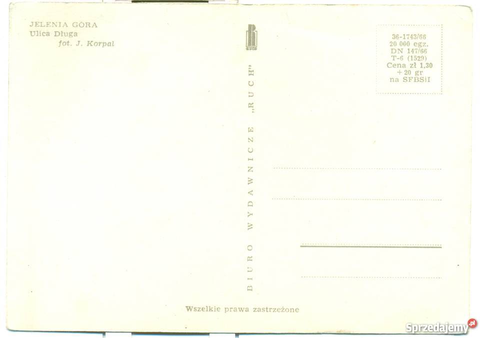 Jelenia Góra ulica Długa Ostrów Wielkopolski