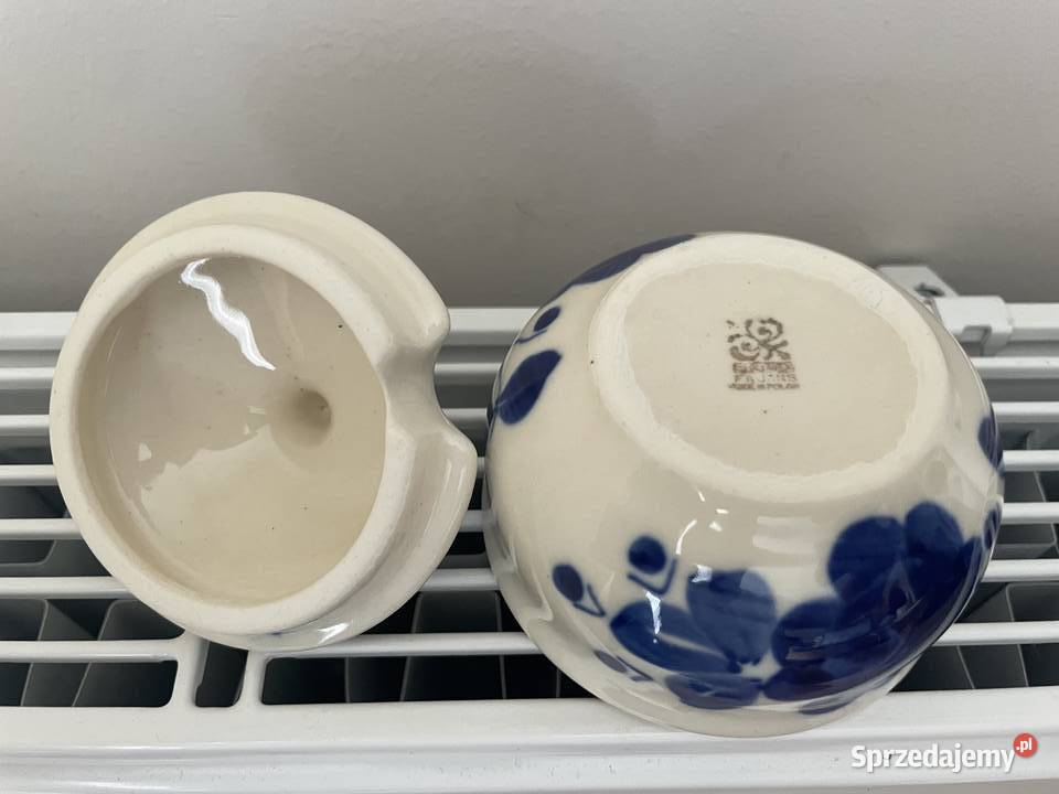 Włocaławek mała fajansowa cukiernica PRL sprzedam