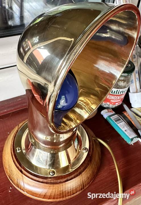 Lampa okrętowa statkowa mosiężna mazowieckie Warszawa sprzedam