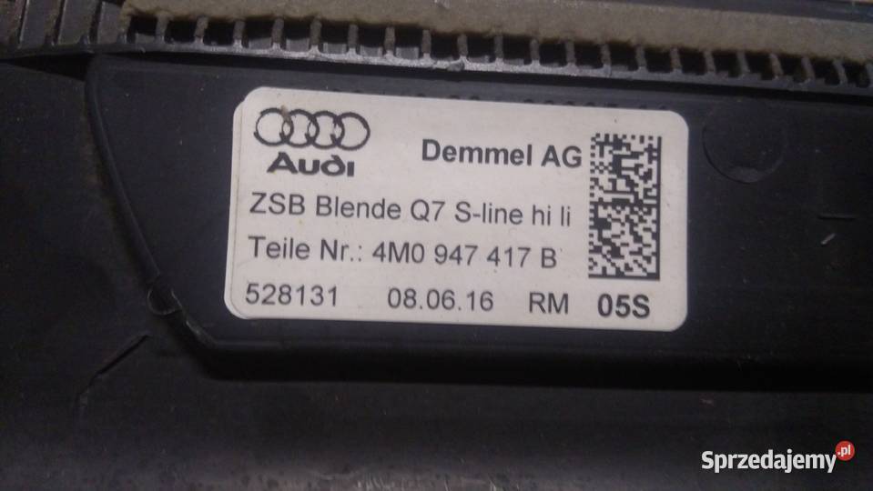 BLENDA AUDI Q7 S LINE Jarosław sprzedam