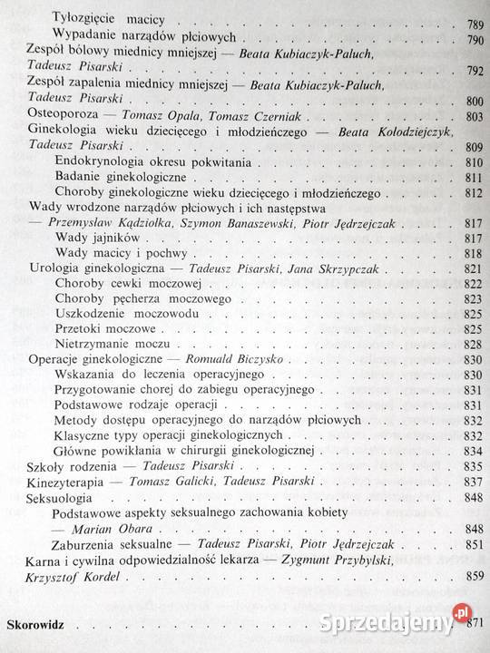 Położnictwo i ginekologia Tadeusz Pisarski Chełm