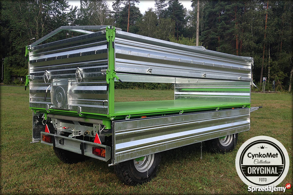 Przyczepa rolnicza dwuosiowa 6 ton Cynkomet Racibórz