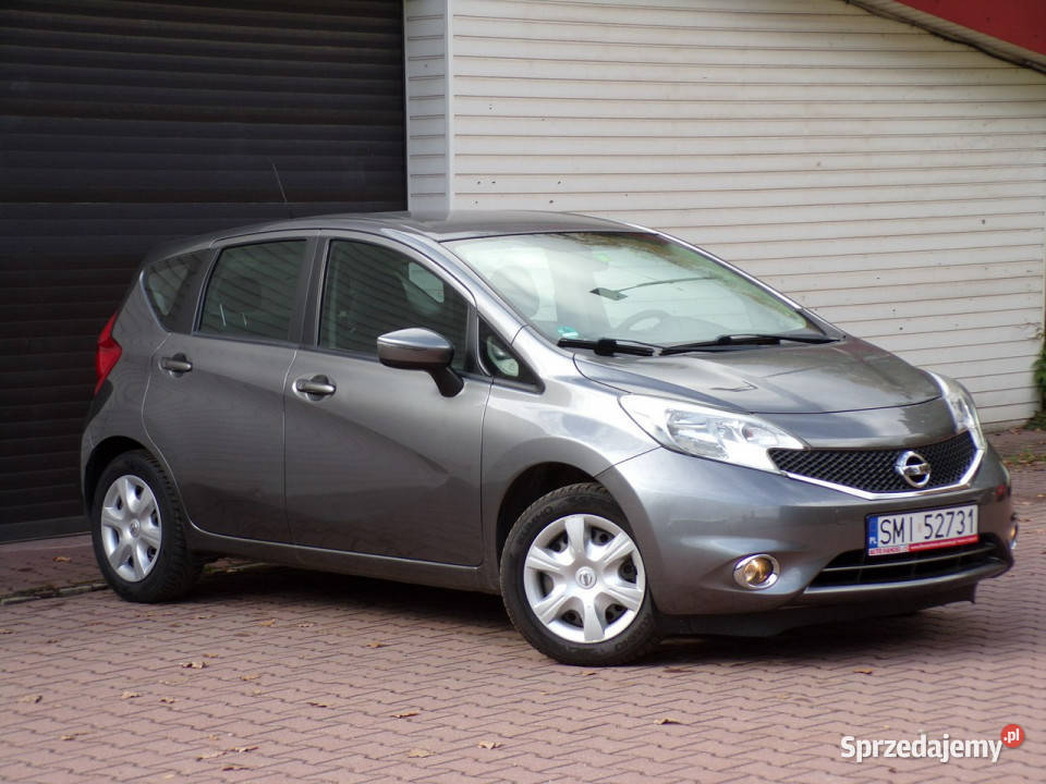 Nissan Note Klimatyzacja Gwarancja 12 80 2014 II tempomat śląskie