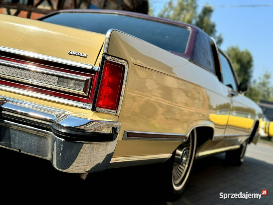 Lincoln Town Car Coupe 1979 big block piękny top Sulechów