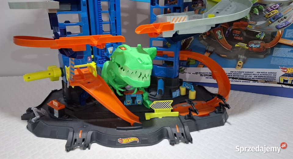 Hot Wheels Mega Garaż TRexa Zabawka Czeladź