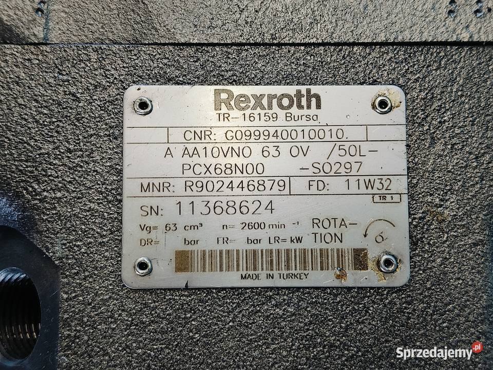 CLAAS AXION 840 CMATIC A09 13R POMPA Stalewo