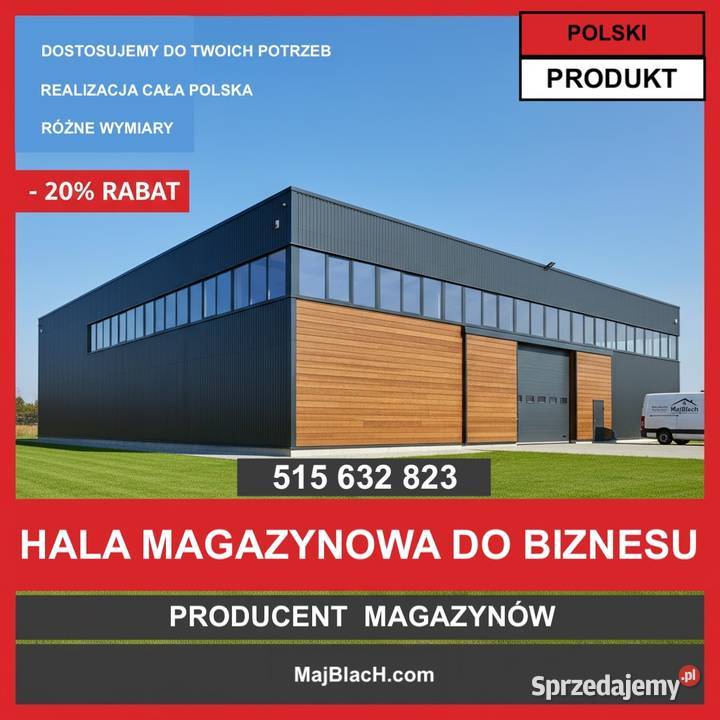 PRODUCENT Wiat Hal Garaży Blaszanych Montaż Staszów