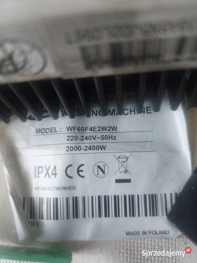 SAMSUNG WF60F4E2W2W MODUŁ PRALKI wolnostojące Nowy Sącz