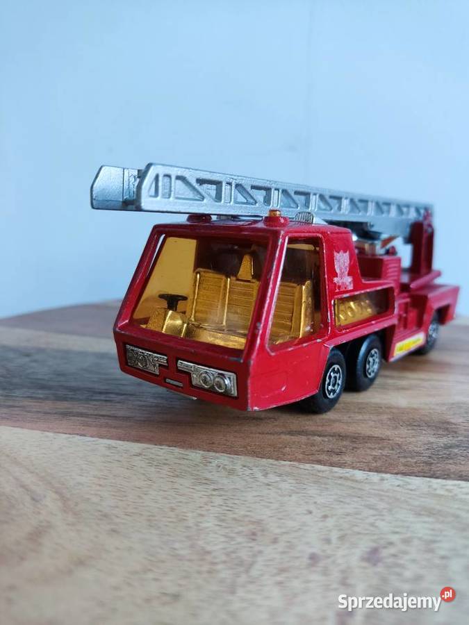 Matchbox Lesney Super Kings K9 wóz strażacki Głuchołazy