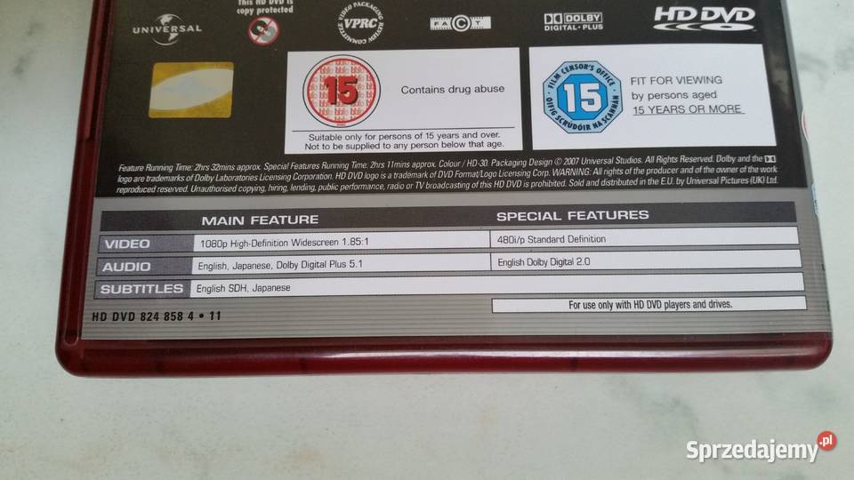 RAY 2007 Universal HD DVD Puławy sprzedam