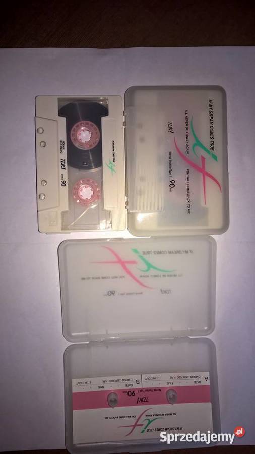 Magnetofon kasety nuwki oryginalne chrom metal Pozostałe