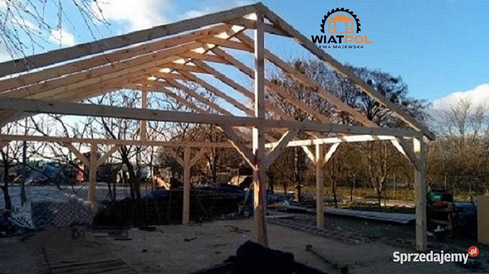 Wiata garażowa o wymiarze 8 x 6 Katowice