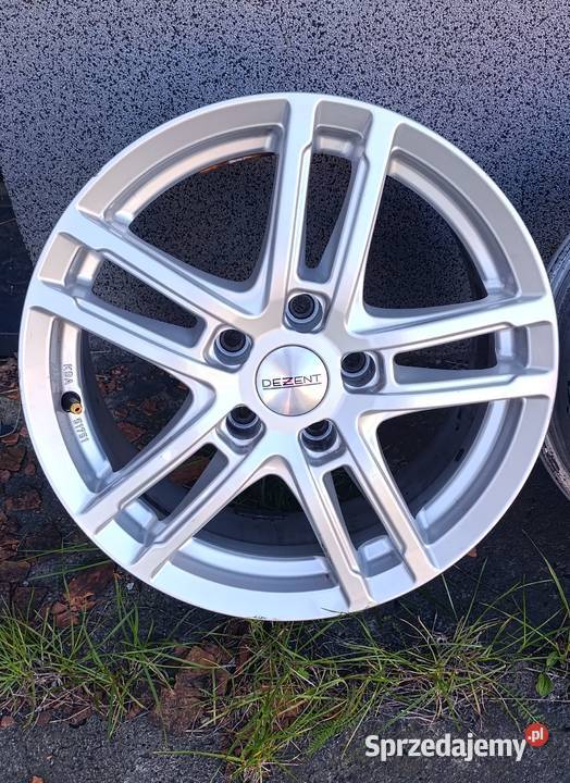 Felgi Aluminiowe DEZENT 16 5x112 ET40 VW Skoda Średnica 16" Pelplin sprzedam