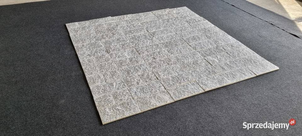 Panele kamienne elewacyjne granitowe White Shine Bielawa