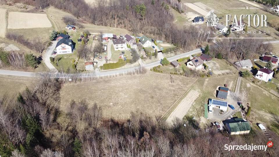 Działka budowlana 1279 ara Bieśnik gm Łużna