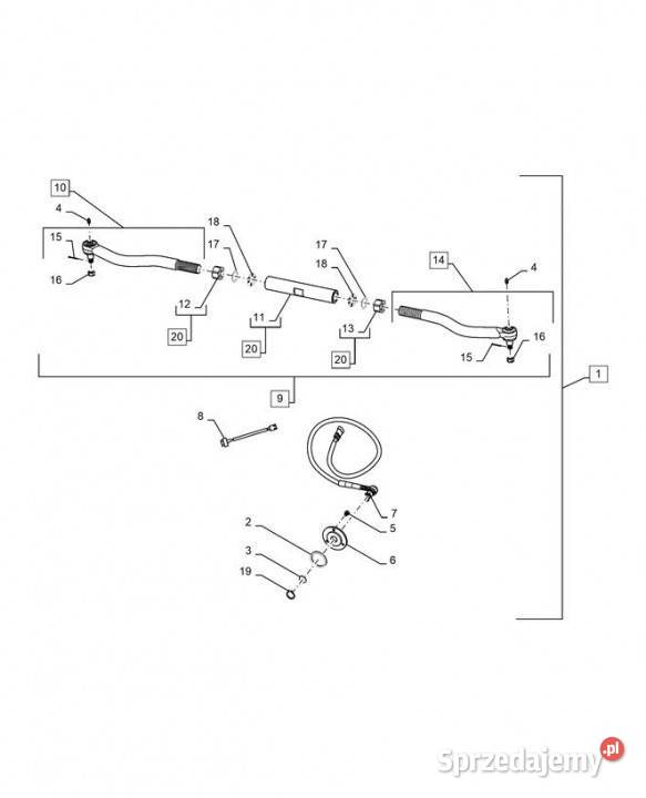 Holland T6090 T6070 Pokrywa 87674585 wielkopolskie Jastrzębniki