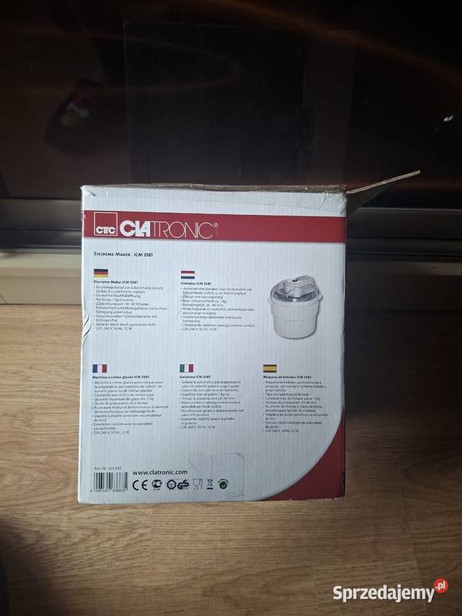 Clatronic ICM 3581 Domowe lody Teraz to możliwe Rybnik
