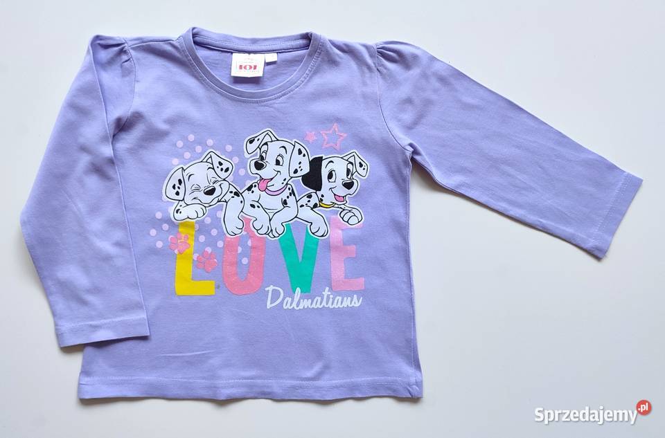Bluzka 101 Dalmatyńczyków Disney 98 Bluzki, koszulki i kaftaniki Katowice sprzedam
