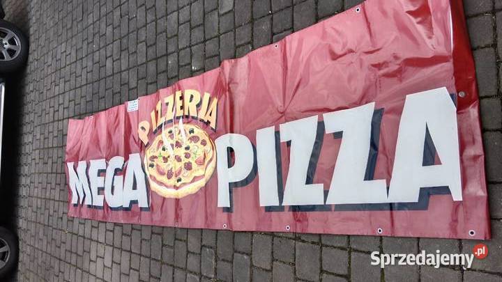Mega pizza baner reklama 400 x 100 Gdańsk