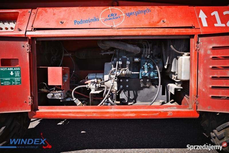 Używany podnośnik nożycowy TKD 12118D 12 m napęd Rok produkcji 2003 Chojnice