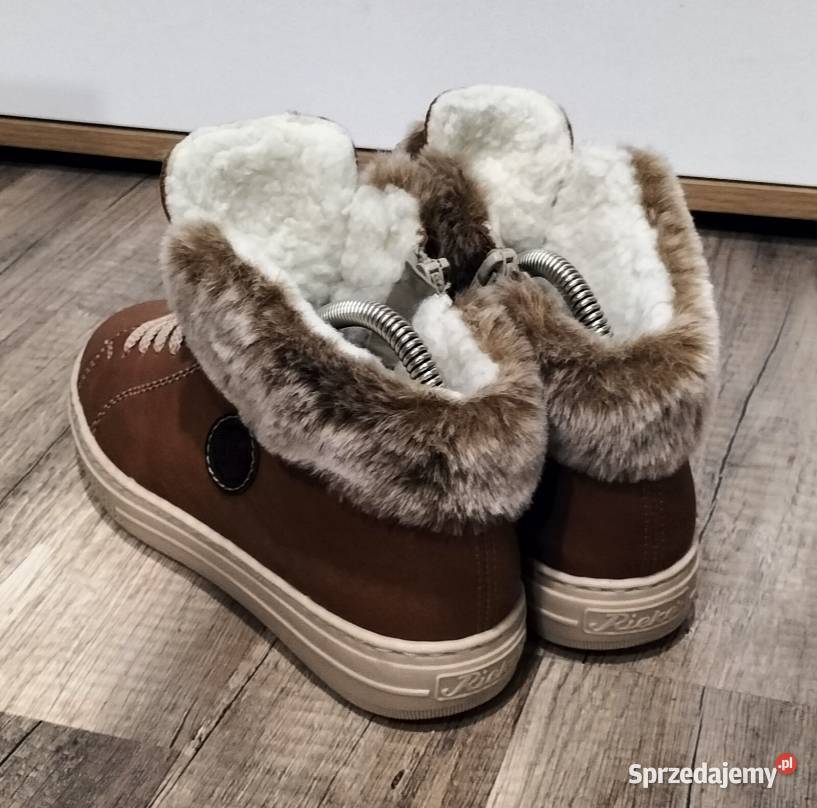 Buty Botki ocieplane Rieker 38 dolnośląskie Wałbrzych