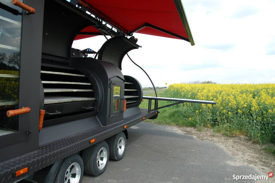 Wędzarnia Grill na przyczepie BBQ catering