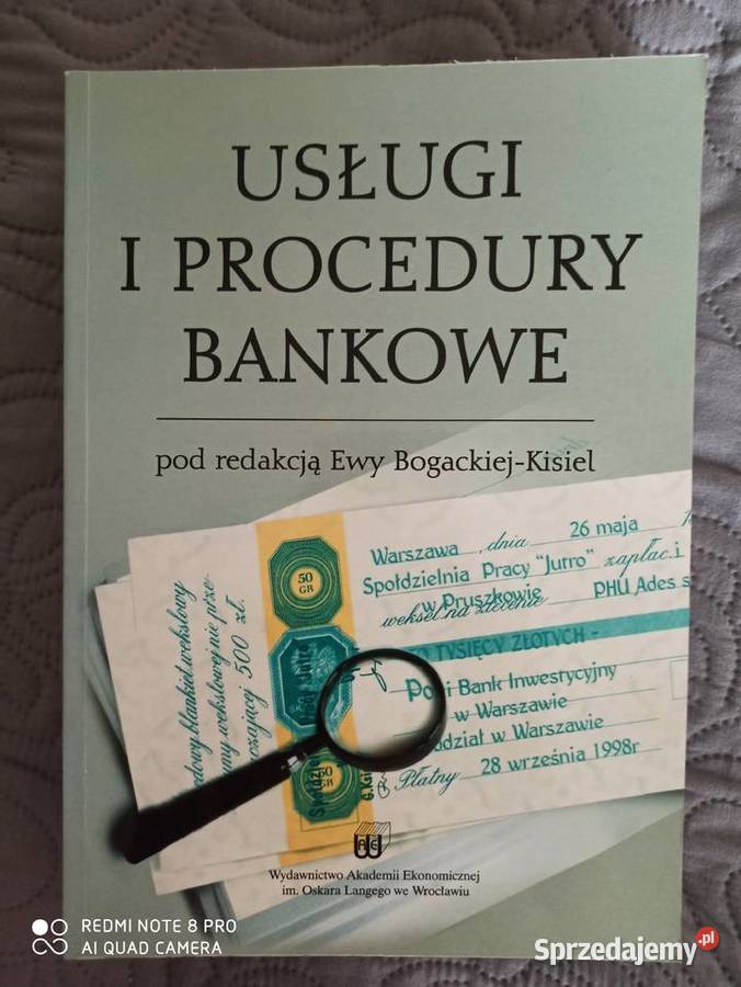 USŁUGI I PROCEDURY BANKOWE pod Książki naukowe i popularnonaukowe Warszawa sprzedam