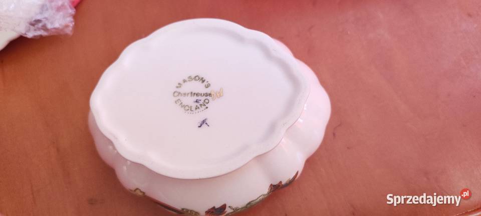 Puzdro bomboniera porcelana Mason s Anglia Porcelana i szkło Wrocław