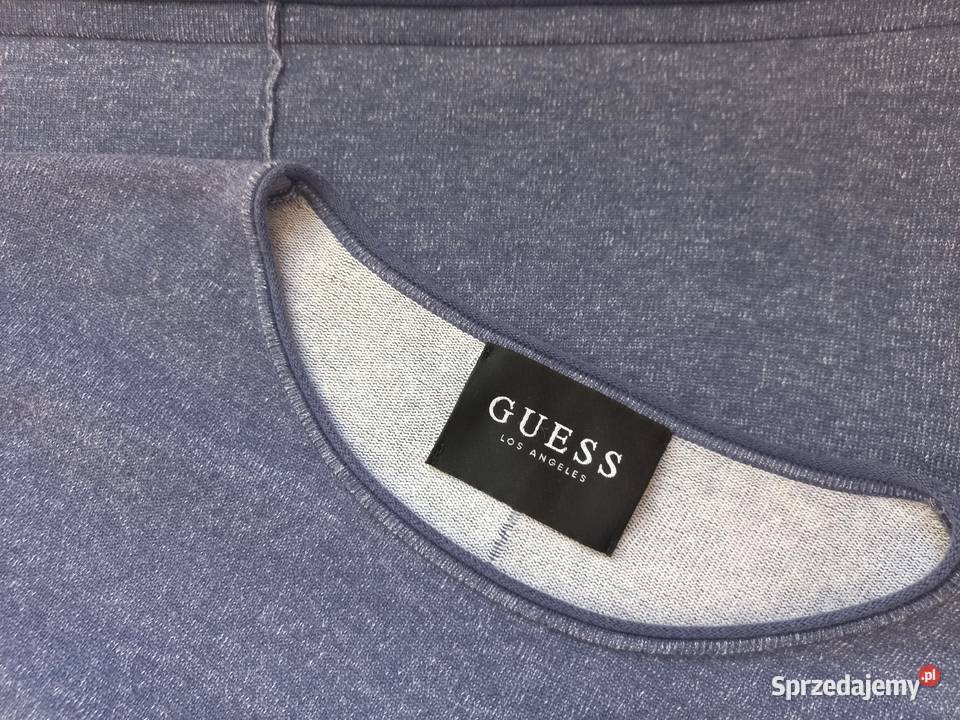 Sweter niebieski Bluzka r 40 170 Guess Basic