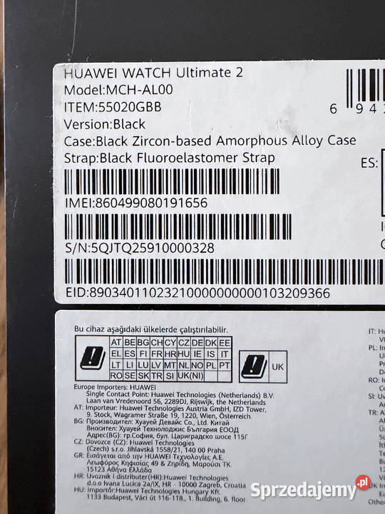 Huawei watch ultimate 2