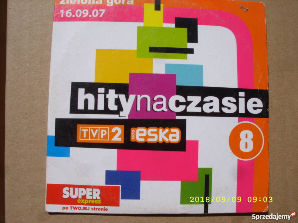 CD skladanka HITY NA CZASIE 8 Muzyka dolnośląskie Wołów sprzedam