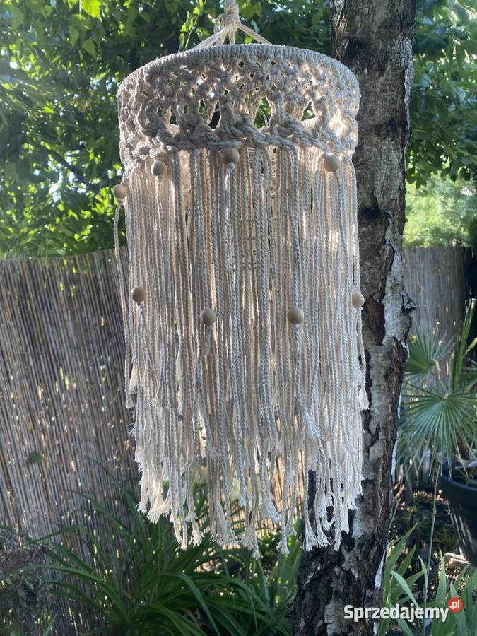 Lampion makramowy s stylu boho Girlandy świetlne Tarnów