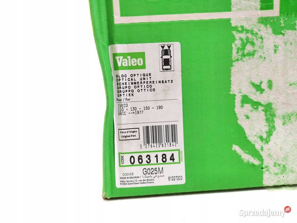 LAMPA LEWY PRAWY PRZÓD VALEO IVECO 110 130 150 sprzedam