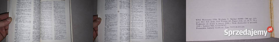 Mały Słownik Techniczny AngielskoPolski WNT 1986 Antykwariat wielkopolskie sprzedam