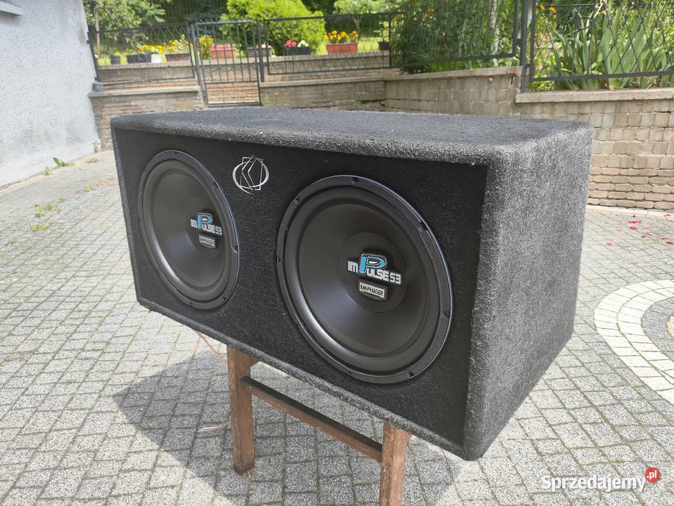 Skrzynia bassowa basowa tuba subwoofer dual 2x Niegowonice