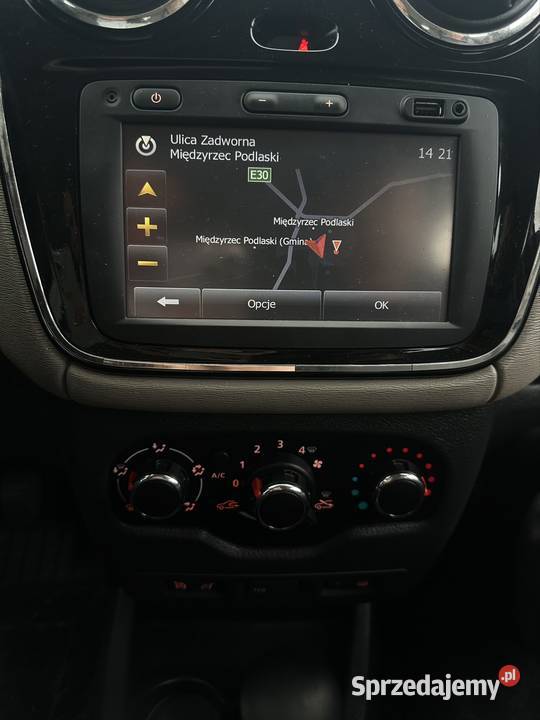 Dacia Lodgy 2016r 12benzyna 7 os Międzyrzec Podlaski