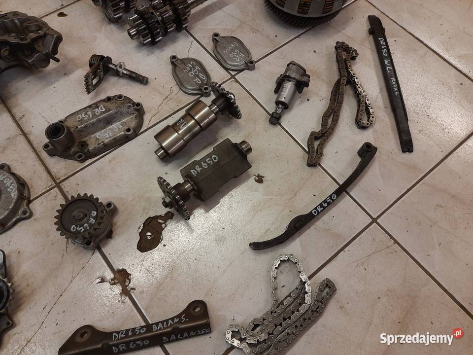 Suzuki DR 650 silnik części dr 650 wał skrzynia Jelenia Góra