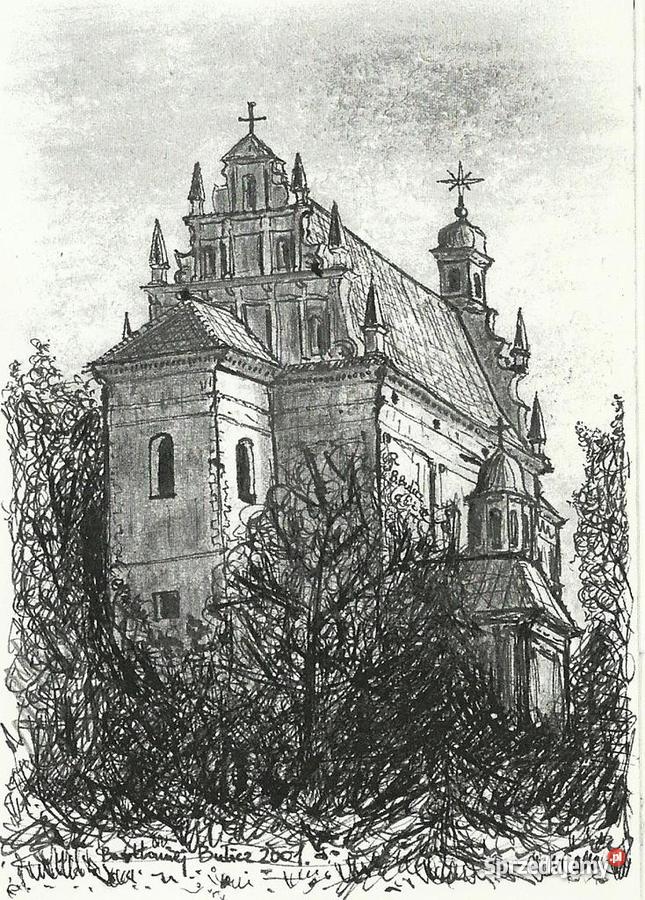 Park Pałacem Wilanowskim pastel aut Renata Bulic Warszawa sprzedam