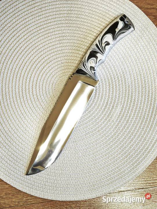 Nóż myśliwski Bowie 66Sandvik 12C2759HRC Akcesoria, narzędzia i noże świętokrzyskie Busko-Zdrój sprzedam